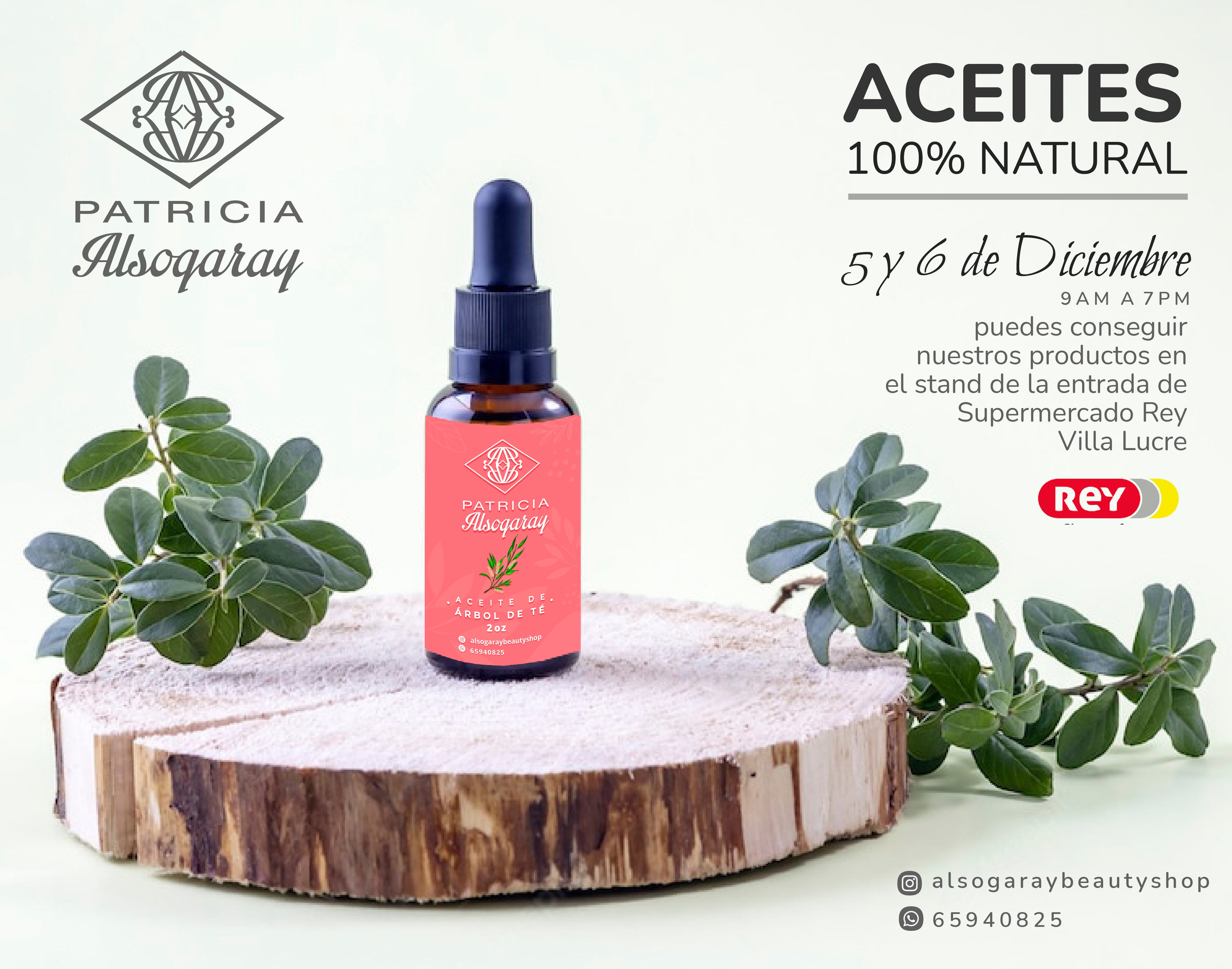 Aceite esencial de árbol de té